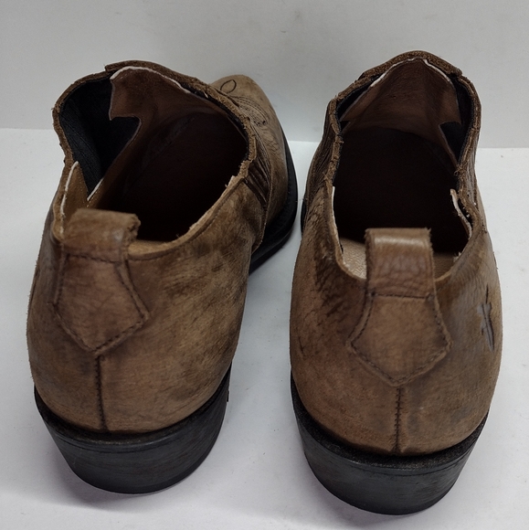 Frye Billy Shootie Western ankle leather brown/distressed 9B (discontinued) - Picture 5 of 11